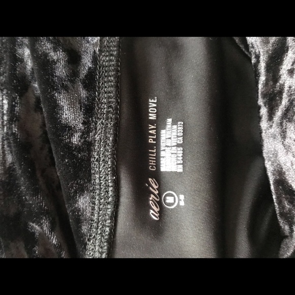 aerie Pants & Jumpsuits Crushed Velvet Leggings Aerie Poshmark